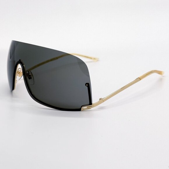 NEW GUCCI GG1560S 001 SHIELD GOLD UNISEX SUNGLASSES GUCCI main image 11